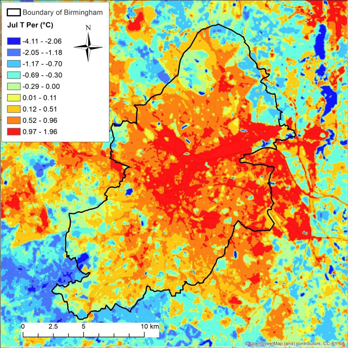 urban heat island image