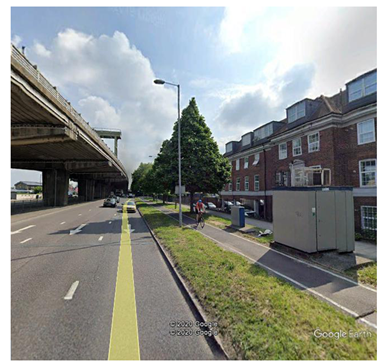 Street view of M4 and A4 in Hounslow